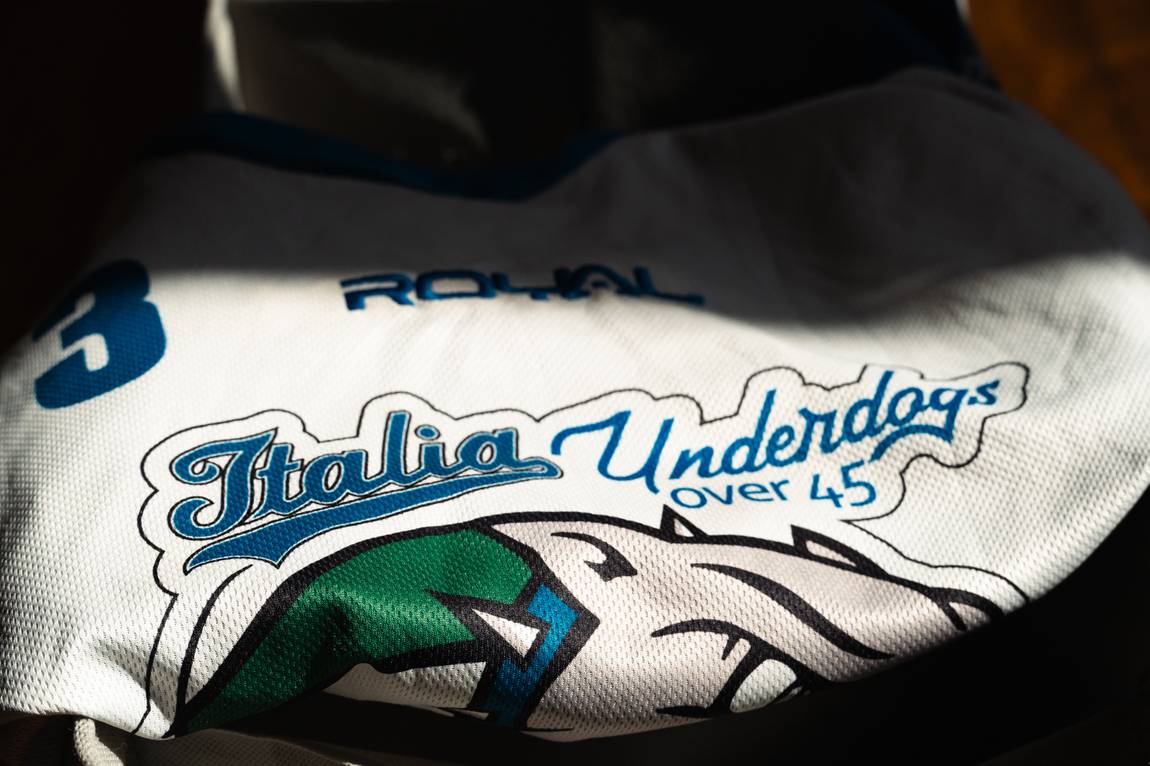 La maglia dell'Italia Underdogs Over 45.